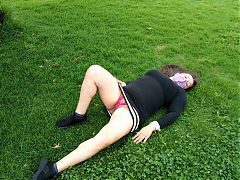 Hindo Latina Slut Stepmom Shows Her Underwear And Vagina In The Park 2-2