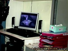 Black Ebony Slut In Lingerie Gets Horny Watching Porn